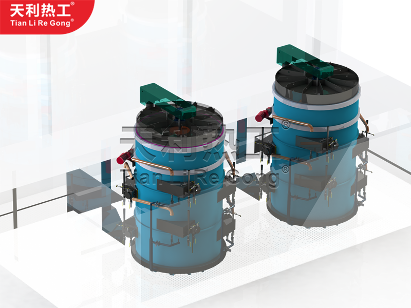 自身預(yù)熱式井式爐